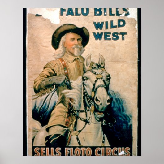 'Buffalo Bill's Wild West', verkauft Floto Circus Poster (Vorne)