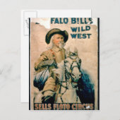 'Buffalo Bill's Wild West', verkauft Floto Circus Postkarte (Vorne/Hinten)