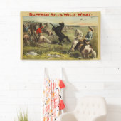 Buffalo Bills wilde Westpferde Banner (Insitu)