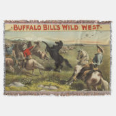 Buffalo Bills wilde Westpferde Decke (Vorderseite)
