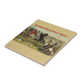 Buffalo Bills wilde Westpferde Fliese (Seite)