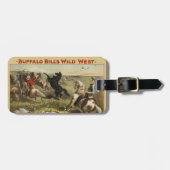 Buffalo Bills wilde Westpferde Gepäckanhänger (Vorderseite horizontal)