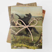 Buffalo Bills wilde Westpferde Geschenkpapier Set (Beispiel)