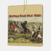 Buffalo Bills wilde Westpferde Keramikornament (Links)
