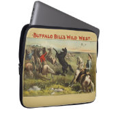 Buffalo Bills wilde Westpferde Laptopschutzhülle (Vorne Rechts)