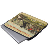 Buffalo Bills wilde Westpferde Laptopschutzhülle (Vorne Knopf)