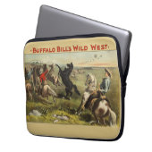 Buffalo Bills wilde Westpferde Laptopschutzhülle (Vorderseite Links)