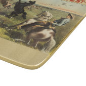 Buffalo Bills wilde Westpferde Schneidebrett (Ecke)