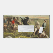 Buffalo Bills wilde Westpferde Schreibtischunterlage (Tastatur & Maus)