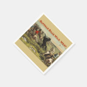 Buffalo Bills wilde Westpferde Serviette (Ecke)