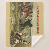 Buffalo Bills wilde Westpferde Sherpadecke (Vorderseite)