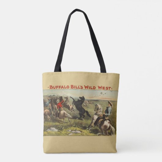 Buffalo Bills wilde Westpferde Tasche (Rückseite)