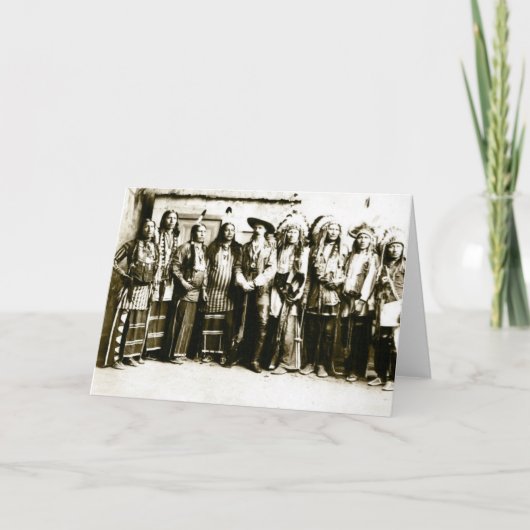 Buffalo Bills wilde Westshow Karte (Vorderseite)