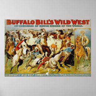 Buffalo Bills wilde Westshow Poster