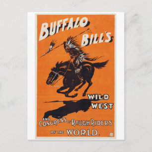 Buffalo Bills Wilde Westshow Postkarte