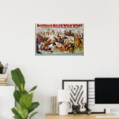 Buffalo Bills Wilder Westen Poster (Heimbüro)