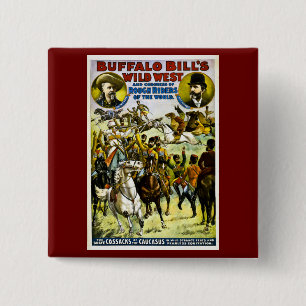 Buffalo Bills wilder Westen und Kongreß 1899 Button
