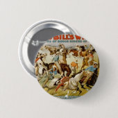 Buffalo Bills Wildwest-Show Button (Vorne & Hinten)