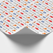 Buffalo Bills Wrapping Paper Geschenkpapier (Ecke)