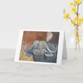 Buffalo Birthday Card Karte (Gelbe Blume)