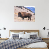 Buffalo Bison American Wildlife Leinwanddruck (Insitu (Schlafzimmer))