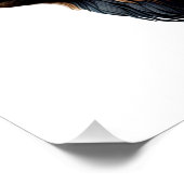 Buffalo Bison Amerikanische Ureinwohner Art Poster (Ecke)