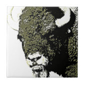 Buffalo - Bison Fliese (Vorderseite)