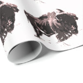 Buffalo Bison Geschenkpapier (Rolleneckpunkt)