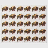 Buffalo Bison Geschenkpapier (Flach)