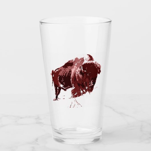 Buffalo - Bison Glas (Vorderseite)