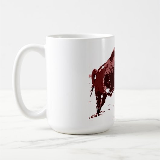 Buffalo - Bison Kaffeetasse (Links)