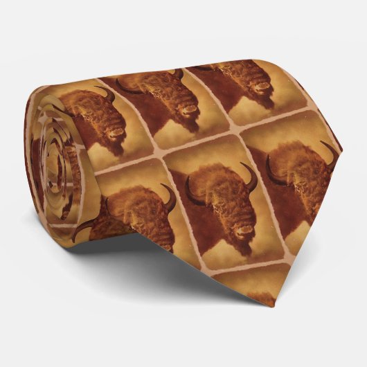 Buffalo / Bison Krawatte (Gerollt)