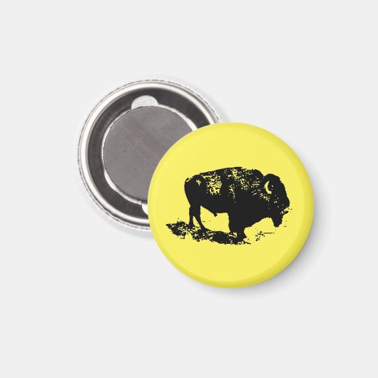 Buffalo Bison Magnet (Vorderseite/Rückseite)