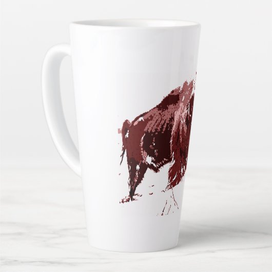 Buffalo - Bison Milchtasse (Linke Ecke)