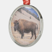 Buffalo Bison Oranment Ornament Aus Metall (Links)