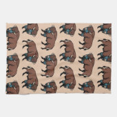 Buffalo Bison Pattern Geschirrtuch (Horizontal)