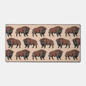 Buffalo Bison Pattern Schreibtischunterlage (Vorderseite)