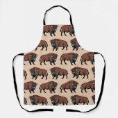Buffalo Bison Pattern Schürze (Vorderseite)