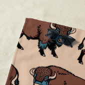 Buffalo Bison Pattern Strandtuch (Beispiel)
