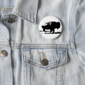 Buffalo Bison Pop Art Button (Beispiel)