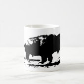 Buffalo Bison Pop Art Kaffeetasse (Mittel)