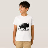 Buffalo Bison Pop Art T-Shirt (Vorne ganz)