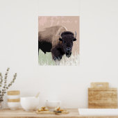 Buffalo / Bison Poster (Küche)