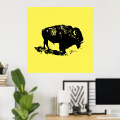 Buffalo Bison Poster (Heimbüro)