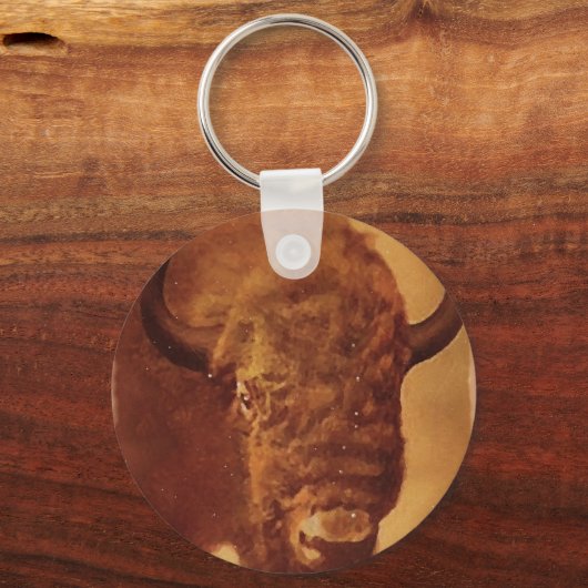 Buffalo / Bison Schlüsselanhänger (Vorderseite)