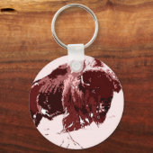 Buffalo - Bison Schlüsselanhänger (Vorderseite)