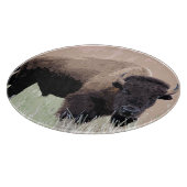 Buffalo / Bison Schneidebrett (Ecke)