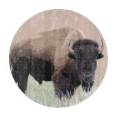 Buffalo / Bison Schneidebrett (Vorderseite)