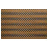 Buffalo Bison Silhouetten Rust Orange Brown Stoff (Yard (91,4 cm))