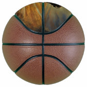 Buffalo Bison Sunset Silhouette Basketball (Rechts)